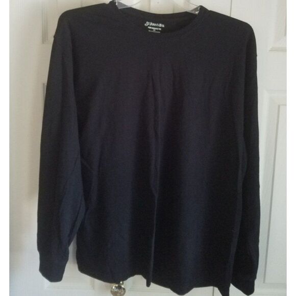 St John's Bay Long Sleeve Black Jerseys Size Large NWOT - Picture 4 of 5